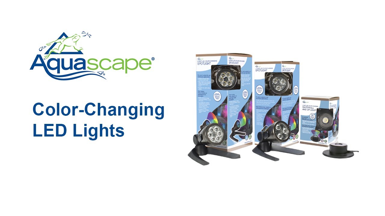 Aquascape LED Color-Changing Lights for Ponds