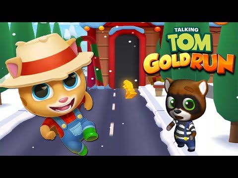 Talking Tom Gold Run Android Gameplay - Farmer Ginger 2018