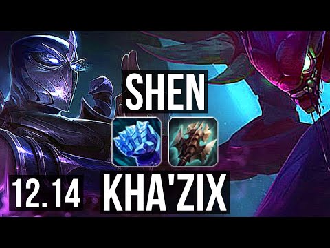 SHEN vs KHA'ZIX (TOP) | 5/0/11, 800+ games | KR Master | 12.14