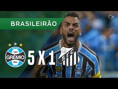 GRÊMIO 5 X 1 SANTOS - 06/05 - BRASILEIRÃO 2018