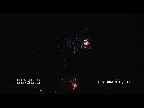 CFS130M1816 /SFD - Cake Ø30mm 130s 30-35sec H40m Fan-shape Cat.4 Nec.2470g 1.3G 1/1