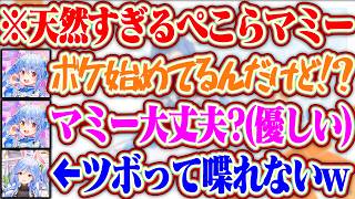 天然ボケを発動するぺこらマミーとそれにツッコむぺこらww【ホロライブ/兎田ぺこら/ぺこらマミー】