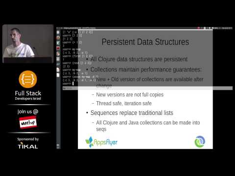 Clojure - LISP on the JVM | Nir Rubinstein - AppsFlyer (HE)