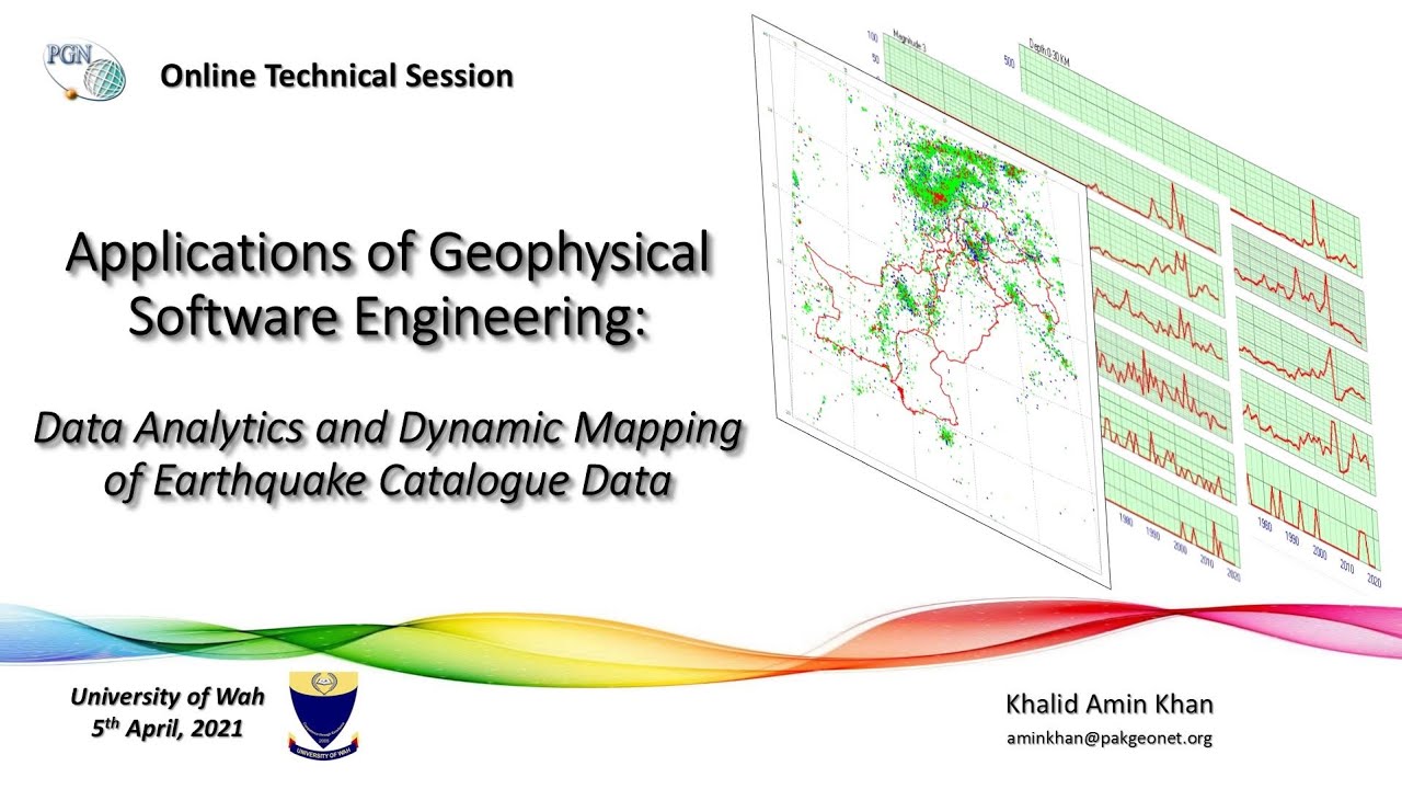 Geophysical Software Engineering:  Data Analytics and Dynamic Mapping of Earthquake Catalogue Data