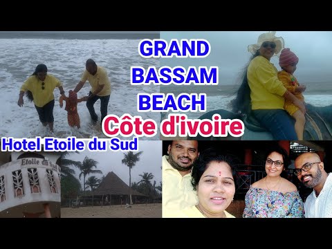 Grand Bassam Beach 🏖️ côte d'ivoire | Etoile du sud Hotel (@KiittuTateVlogs) Africa beach ⛱️ vlog