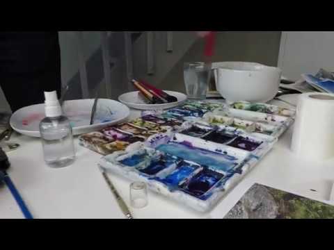 Ateljé 5 – En grundkurs i akvarell / #10 Landskapsmålning