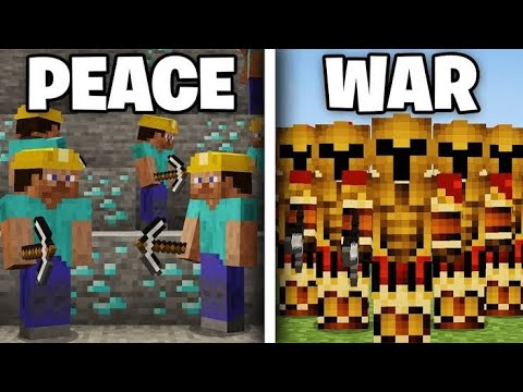 Epic Minecraft war in Hindi