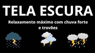 Som de Chuva Forte para Insônia 🌧 10 HORAS | Sono Profundo
