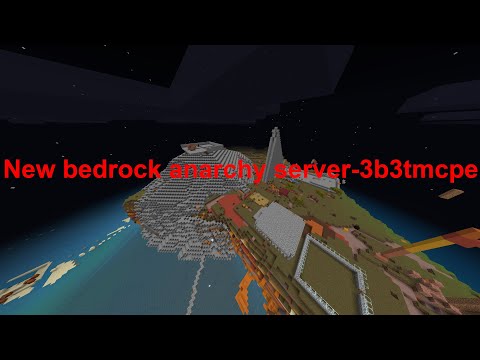 New bedrock anarchy server: 3b3tmcpe