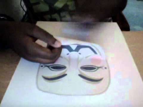 comment colorier un masque