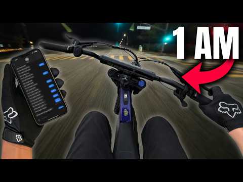 I Snuck Out on My E-bike... (CAUGHT)