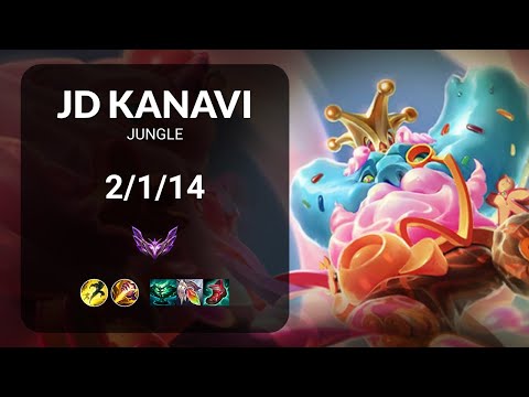 JD Kanavi Ivern vs Nidalee JUNGLE - KR MASTER Patch 13.13