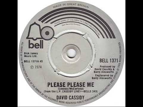 UK New Entry 1974 (163) David Cassidy - Please Please Me