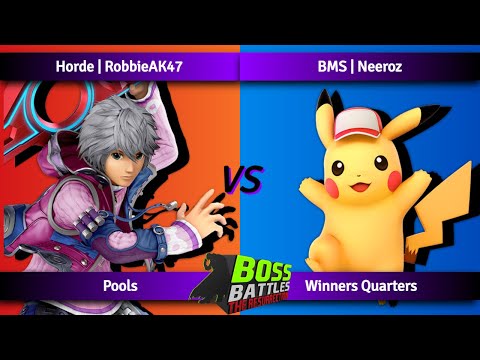 Horde | RobbieAK47 (Shulk) vs BMS | Neeroz (Pikachu) - Winners Quarters (Pools) - BOSS BATTLES: TR
