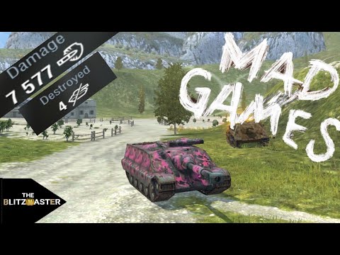Foch 155  :  7577 DMG 4 KILLS  MAD GAMES  -WOT BLITZ-