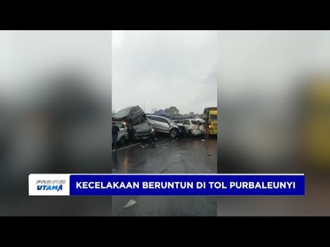 KECELAKAAN BERUNTUN DI TOL PURBALEUNYI