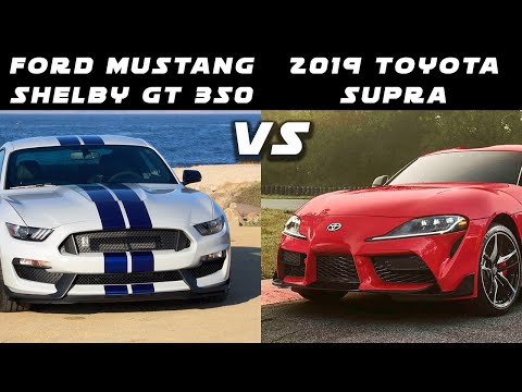 Ford Mustang Shelby GT350 vs Toyota Supra
