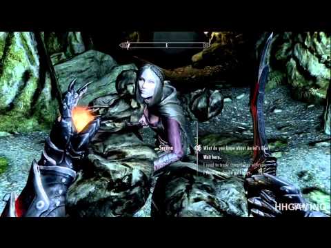 Skyrim Dawnguard - walkthrough part 20 HD gameplay dlc add on expansion - Vampire lord