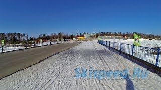 preview picture of video 'Где кататься (тренироваться) на лыжах в Ярославской области (Демино, Рыбинский р-н)'