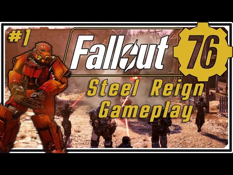 Fallout 76 Steel Reign Gameplay - NEW Brotherhood of Steel Quest Line - Part 1