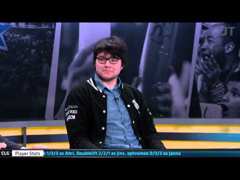 Dyrus and Bjergsen interview after winning vs CLG - League of Legends