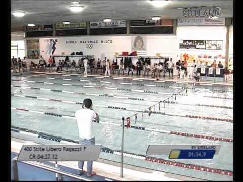 Serie 2 dei 400 Stile Libero Ragazzi Femmine - 16 Memorial Chiara Giavi