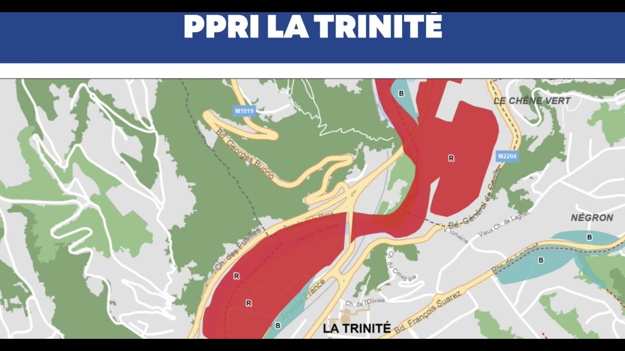 La Trinité - Enlèvement du remblai dans le Lit du Paillon