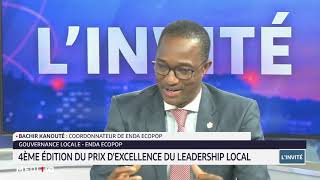 MAMADOU BACHIR KANOUTE, COORDONNATEUR D'ENDA ECOPOP, INVITE DE MEDI 1TV (MAROC).