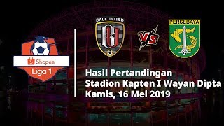 Hasil Pertandingan Liga 1 2019, Bali United Tumbangkan Persebaya di Stadion Kapten I Wayan Dipta