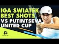 Iga Swiatek Best Shots VS Putintseva | United Cup 2023