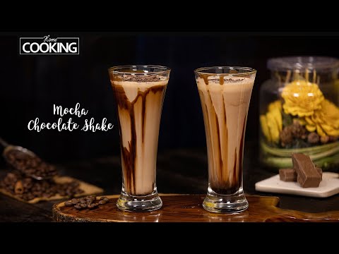 Mocha Chocolate Milkshake | How to Make a Mocha shake | Make a Delicious Chocolate Milkshake at Home