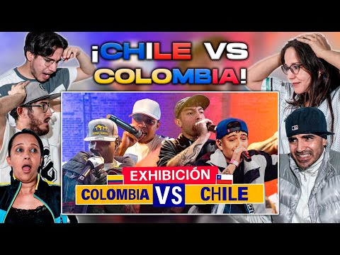 🔴¡CHILE vs COLOMBIA! COLOMBIANOS REACCIONAN a EL MENOR y TEOREMA vs VALLES T y FAT N [RED BULL 2025]