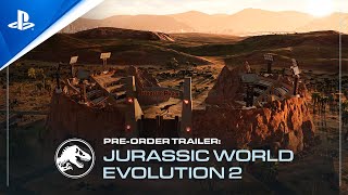 PlayStation Jurassic World Evolution 2 - Pre-order Trailer | PS5, PS4 anuncio