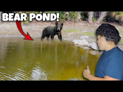 We Found BEAR Sign While Netting This Hidden Pond…