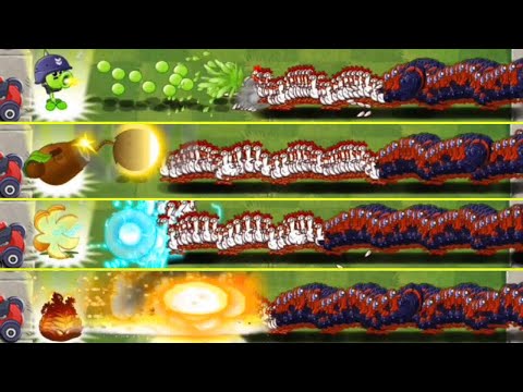 Random 50 Pair Team Plants VS 500 Animal Zombies - PVz 2 Challenge