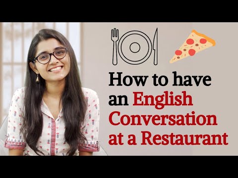 Prática de falar inglês: fazendo pedidos em um restaurante
