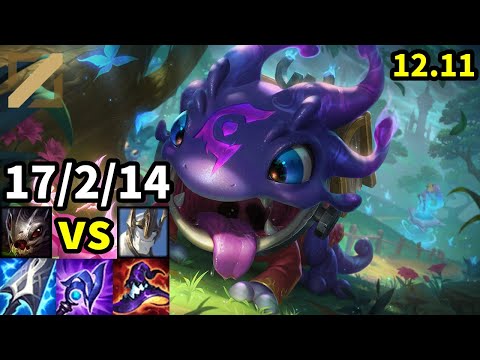 Kog'Maw Mid vs Galio - KR Grandmaster | Patch 12.11