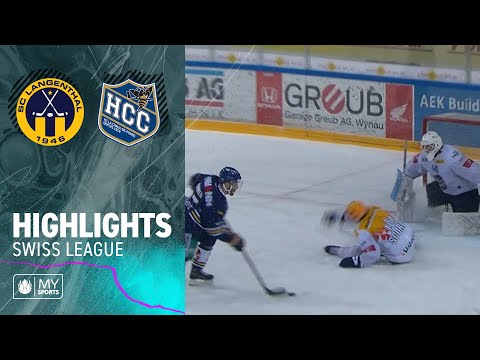Langenthal vs. La Chaux-de-Fonds 5:4 n.V. — Highlights Swiss League