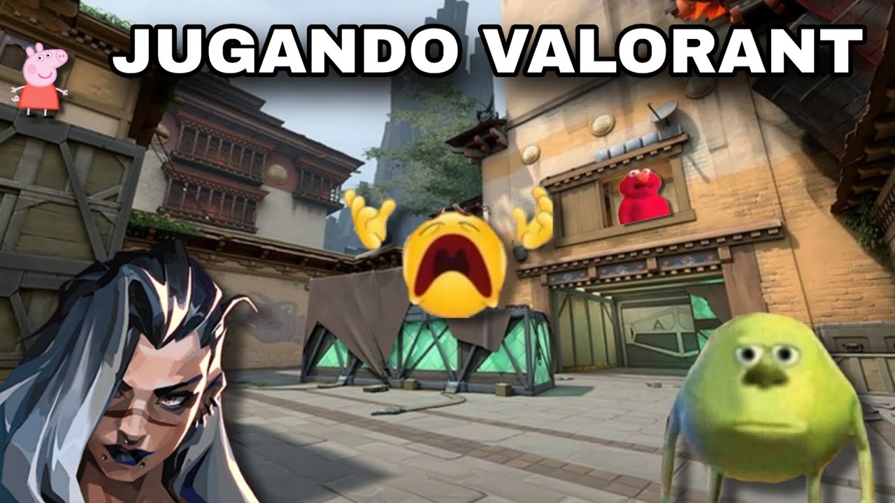 Jugando valorant Gameplay #gameplay #valorant #humor 