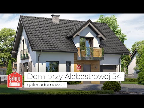 Projekt domu przy Alabastrowej 54 - GaleriaDomow.pl