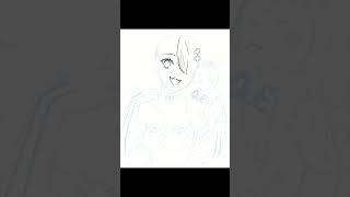 【イラストメイキング】Elira Pendora　speed painting #shorts