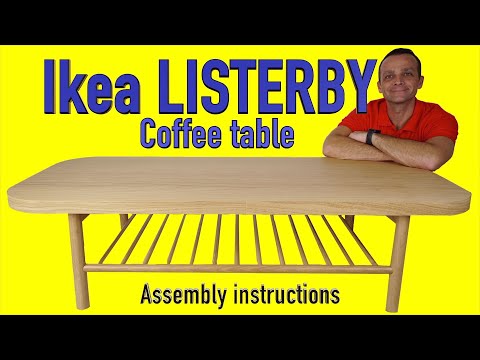 Ikea LISTERBY Coffee table Assembly instructions