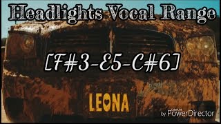 Leona Lewis/Hellberg- Headlights vocal range-(F#3-E5-C#6)