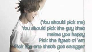 Justin Bieber-Pick Me (With lyrics on screen)