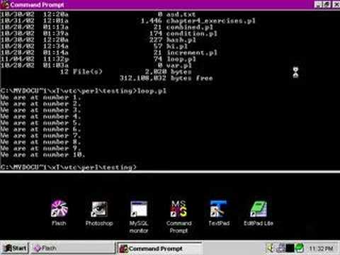 Perl Tutorials -Part 39- Using the 'while' loop