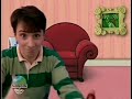Blue S Clues We Re Ready For Our Thinking Chair What Time Is It For Blue