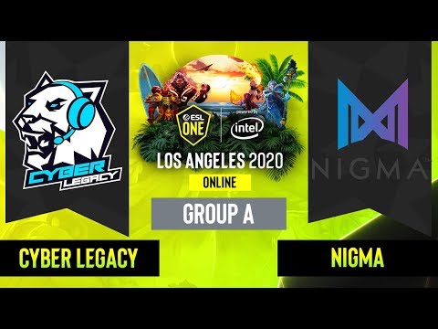 Dota2 - Nigma vs. Cyber Legacy - Game 3 - Group A - EU/CIS - ESL One Los Angeles