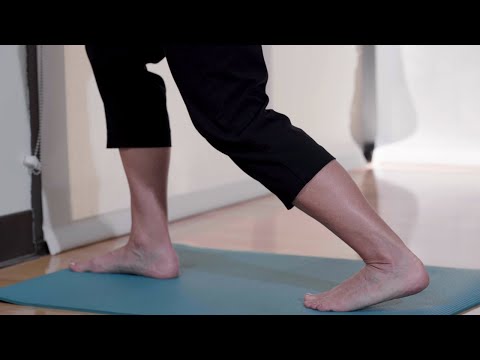 Standing Calf Stretch for Plantar Fasciitis