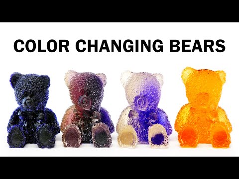 Making color changing plastic
