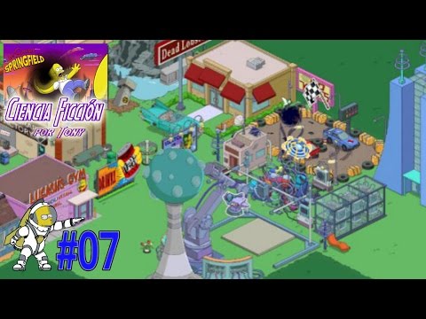 Los Simpson Springfield "Ciencia Ficción, Cap. 7 - Coche volador de los Simpson" por Tony